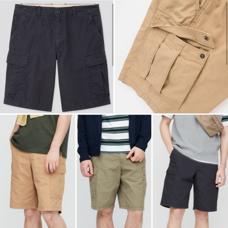 Celana pendek cargo man uniqlo