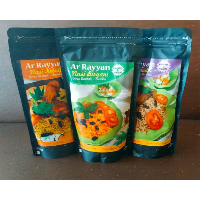 

Nasi Kebuli/ Mandhi/ Biryani (Briani) Ar Rayyan Beras Basmati + Bumbu