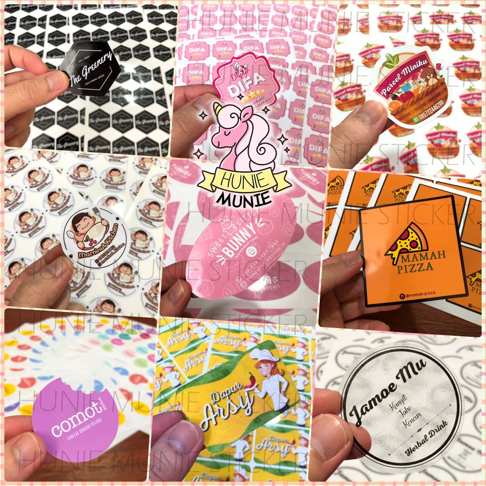 

CETAK CUTTING Sticker Logo Online Shop / Olshop - Print Cut Stiker A4