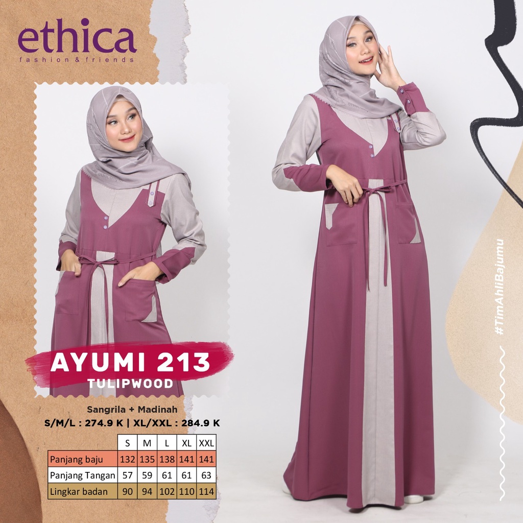 GAMIS TERBARU 2021 ETHICA AYUMI 213 TULIPWOOD