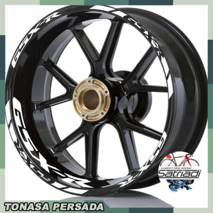 Tpd Stiker Velg Sticker Decal Motor Suzuki Gsxr Gsx-R Gsx R 150 Putih
