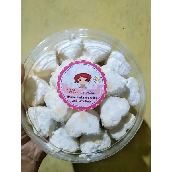 

NOB kue putri salju , kuker premium . asli HOME MADE produsi sendiri