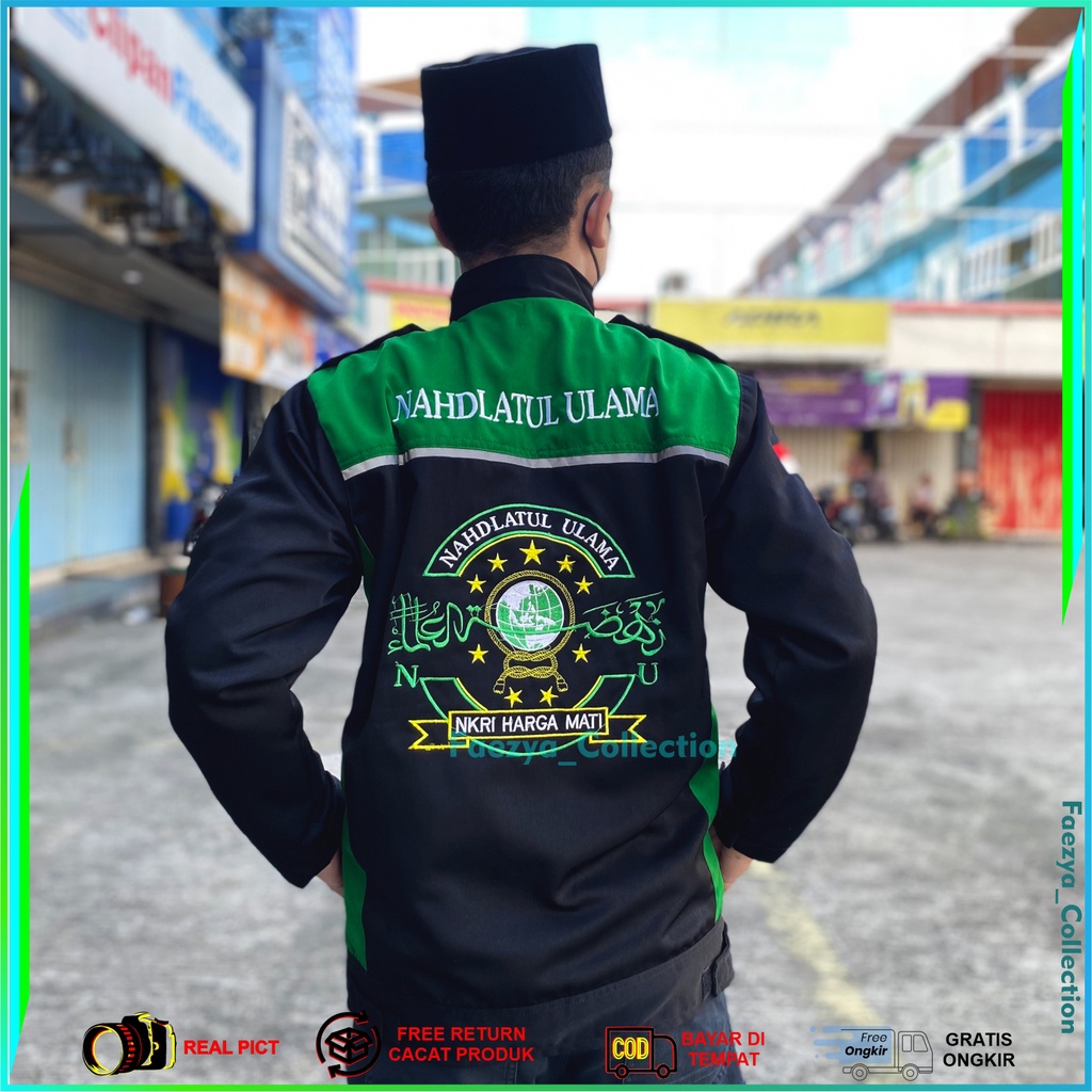 Jaket NU 2 warna Hijau Nahdlatul Ulama Nahdlatululama NahdlotulUlama Premium dan TERRMUURAHHH...