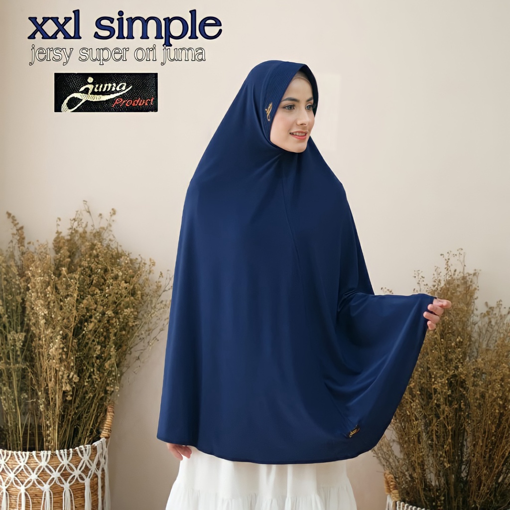 JILBAB INSTAN SUPER JUMBO XXL JUMA JUMA PRODUCT JERSEY SUPER