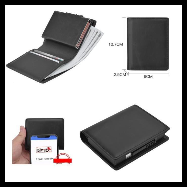 

BEST SELLER !!! DOMPET KARTU CARD HOLDER RFID DOMPET PENDEK LIPAT 3207 TERLARIS