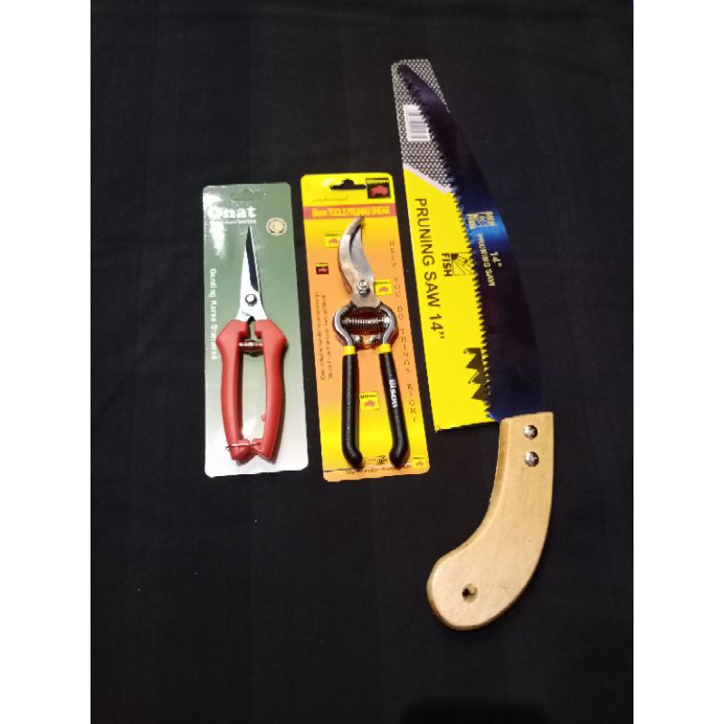 paket alat bonsai 100 / gergaji lengkung / guntibg dahan / gunting tanaman bonsai
