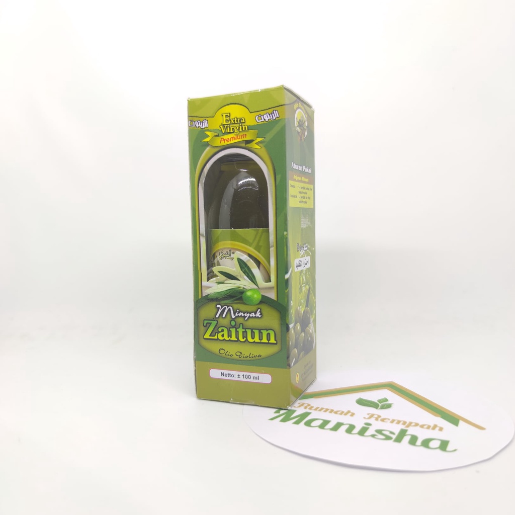 Premium Extra Virgin Olive Oil Minyak Zaitun Olio Dioliva Al-Ghuroba 100ml