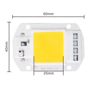 Mall CHIP LAMPU COB LED FLOODLIGHT SPOTLIGHT 220V 50W 3000~3500K