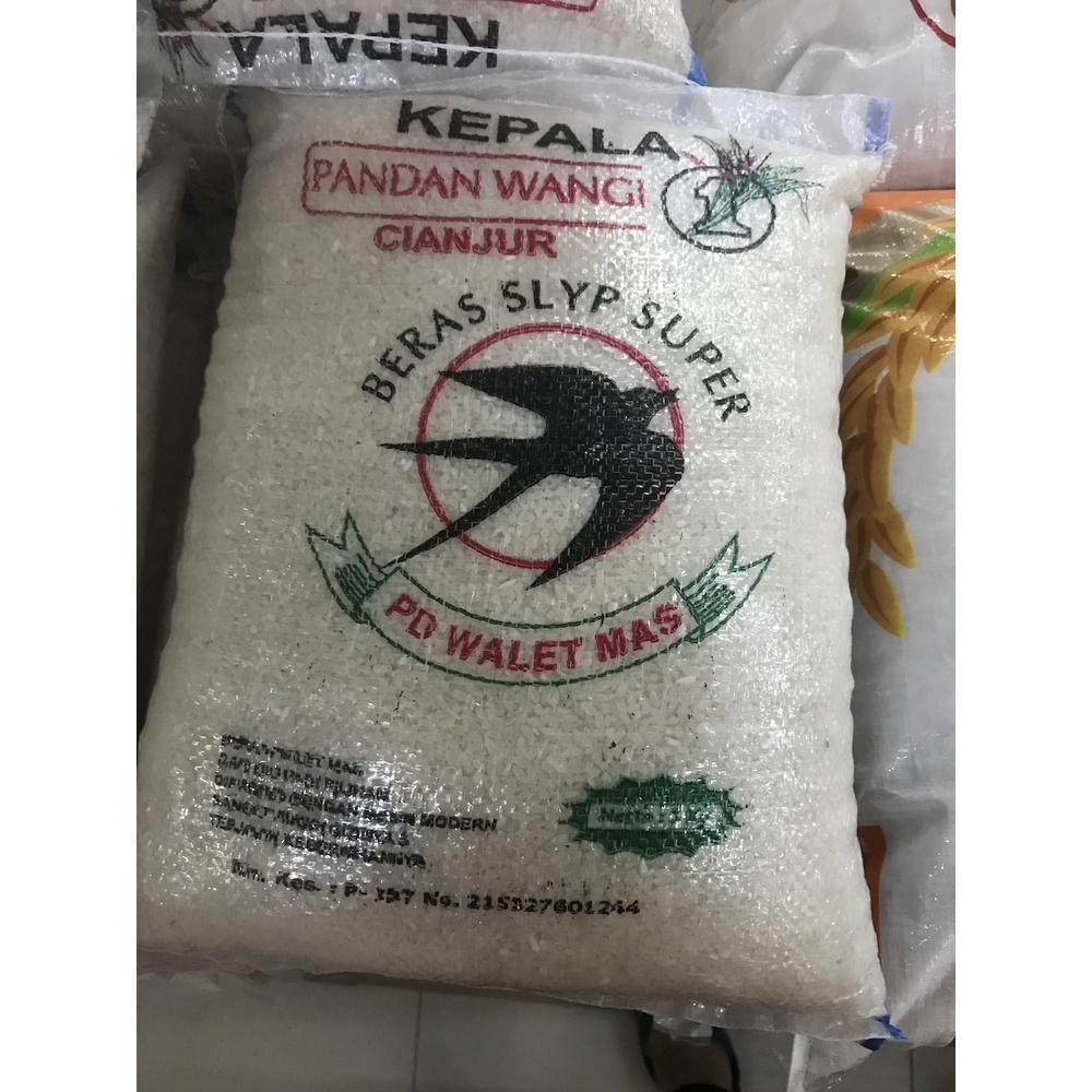 

Beras Cianjur Pandan Wangi Cap Kepala PD Walet Mas [20 Kg]