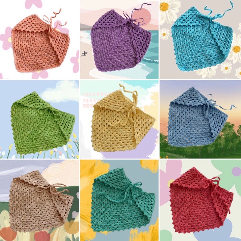 Bandana Segitiga Rajut