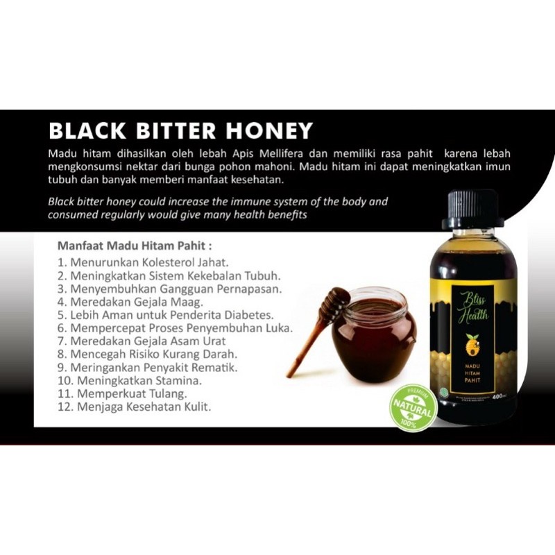 

Black Bitter Honey/Madu hitam