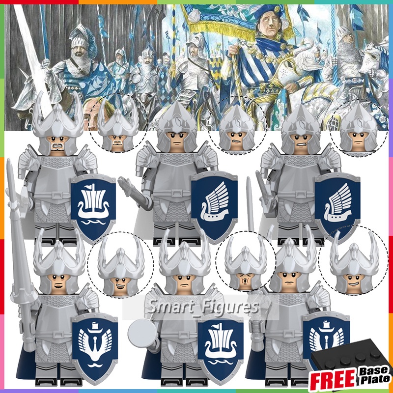 Kt1051 Mainan Pedang Lord of The Rings Minifigures Terompet Untuk Hadiah Anak