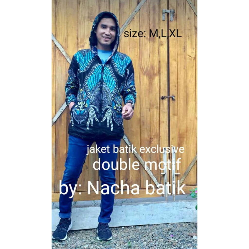 jaket batik bolak-balik