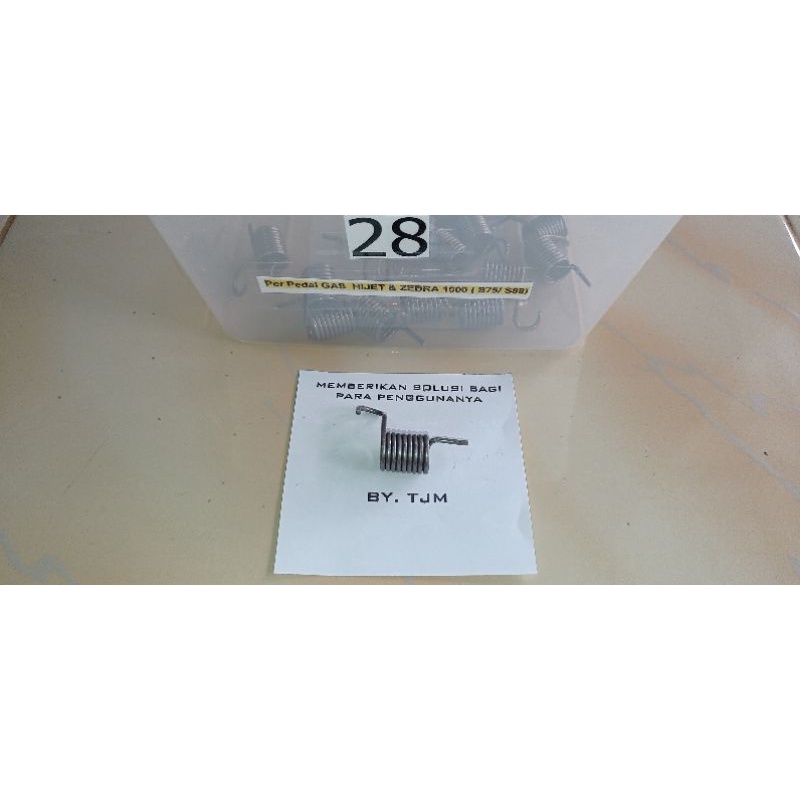 PER PERINGAN PEDAL GAS HIJET DAN ZEBRA 1000 , S75 dan S88