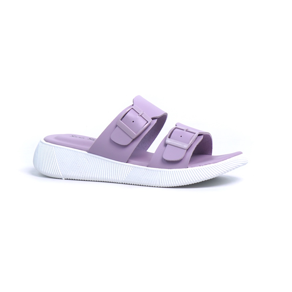 Harga Promo Sarasara JEAN Sandal Birken Wanita Kekinian Terbaru Murah-lilac