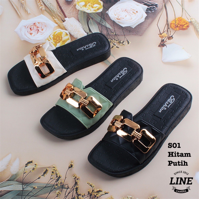 SANDAL WANITA IMPOR FASHION KOREA S01