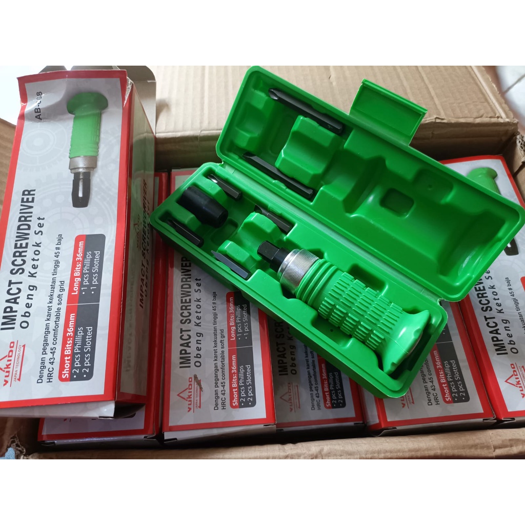 OBENG KETOK YUKIDO 5 PCS / IMPACT DRIVER SET 5PCS YUKIDO