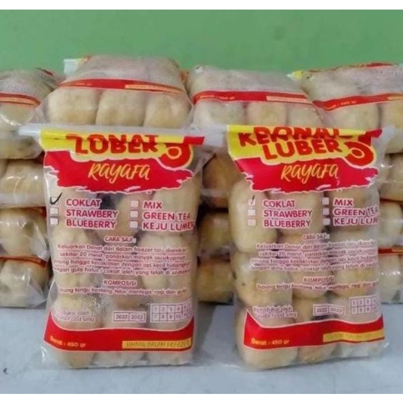 

donat lumer coklat isi 10