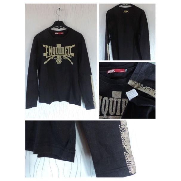 Ask Enquired Long Sleeve T Shirt Second Branded Original