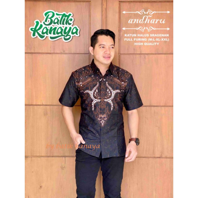 Kanaya Baju Batik Pria ANDHARU Full Furing