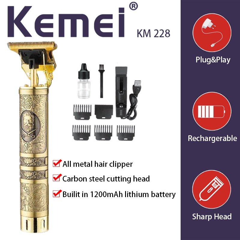 Kemei vintage hair trimmer km 228 / bald hair trimmer / kemei km 228