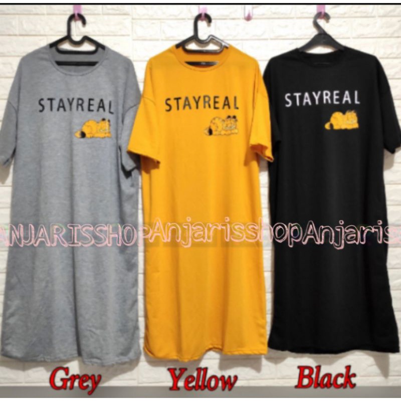 DASTER WANITA JUMBO KAOS JUMBO XXL LD 120 LONG DRESS