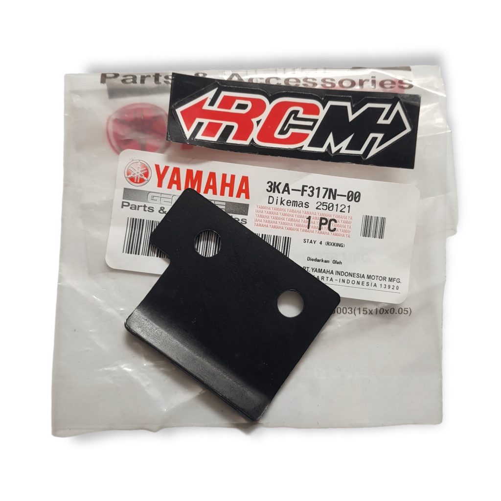 BRACKET BREKET STAY DUDUKAN LAMPU REFLEKTOR BAGIAN BAWAH SCORPIO RX KING ORI YAMAHA 3KA-F317N-00