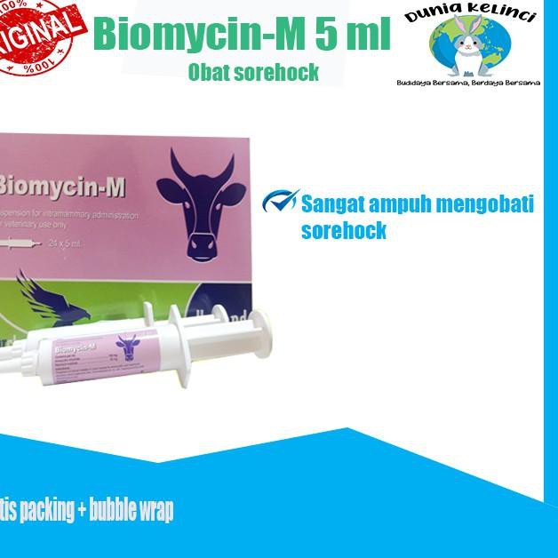 Discount Today Obat Sorehock Hewan Biomycin-M 5 ml Kucing Kelinci
