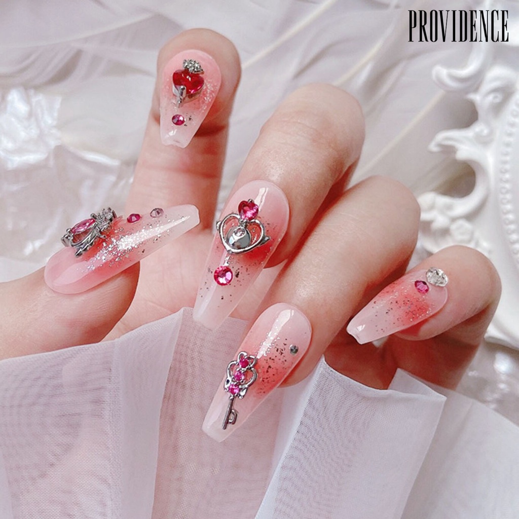 Providence Hiasan Kuku 3D Motif Sailor Moon Bahan Alloy Anti Oksidasi Untuk Nail Art / Manicure DIY