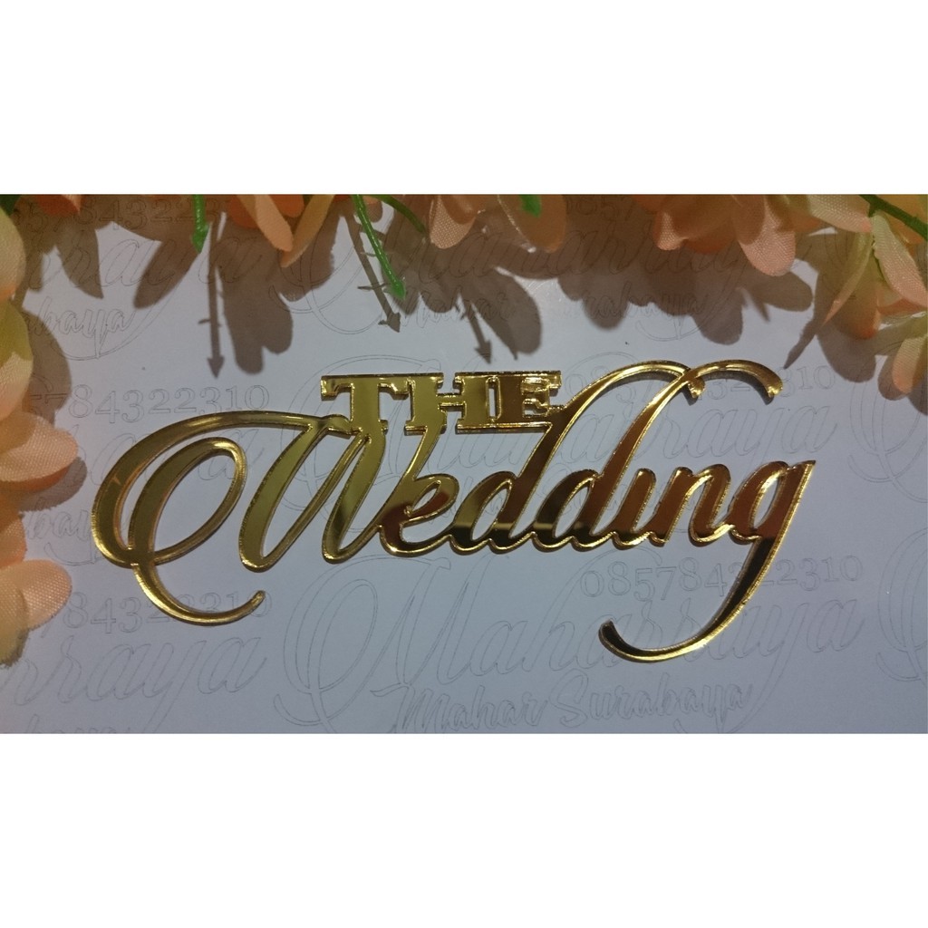 

THE WEDDING AKRILIK MIROR 12x5