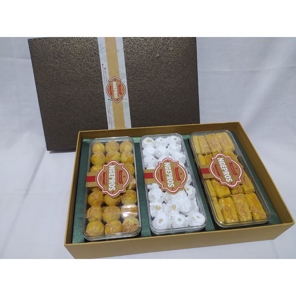 

Kue Kering Hampers Lebaran NGEPROS COOKIES Paket 1