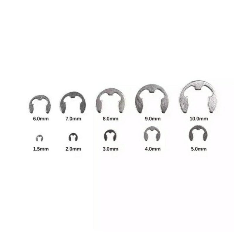 E Ring Snap E Ring STAINLESS STEEL 200 pcs