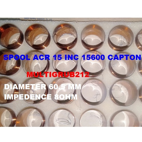 SPOOL SPEAKER ACR 15600 15 INC 2.5 INC COIL