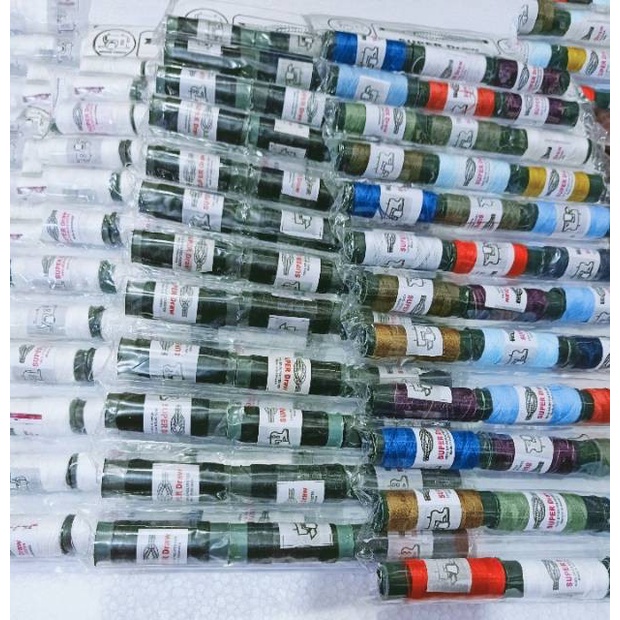 BENANG JAHIT TANGAN LEMBARAN PER PCS WARNA RANDOM / BENANG JAHIT KUAT ANTI RETAS LUSINAN ISI 12 PCS