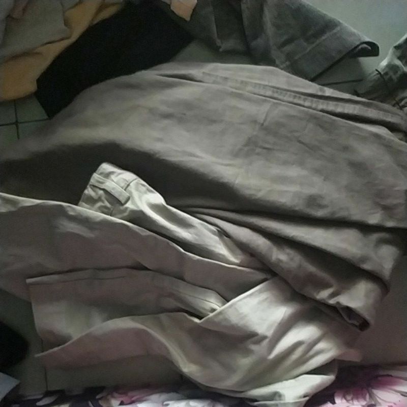 borongan corduroy 10 pcs uniqlo