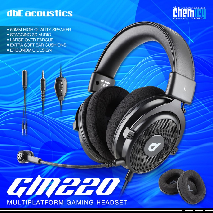 dbE GM220 Multiplatform Gaming Headphone