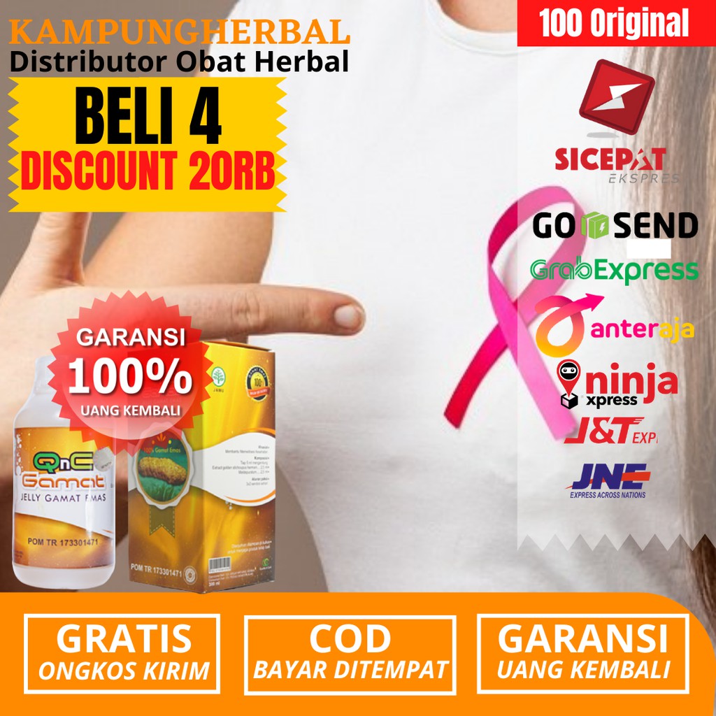 [BERGARANSI] Obat Benjolan Payudara_Obat Kanker Payudara_Pengering Luka Kanker Payudara_QnC ASLI