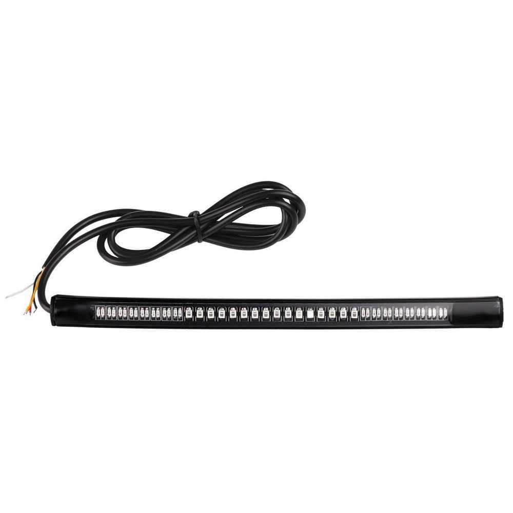 Lampu LED Strip Indikator Rem dan Sein Sepeda Motor [Hitam]