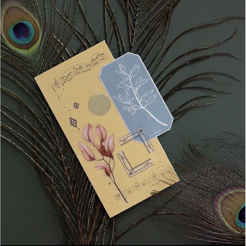 

[Sample] Loi Desn Record Life Note Paper (9 pcs)