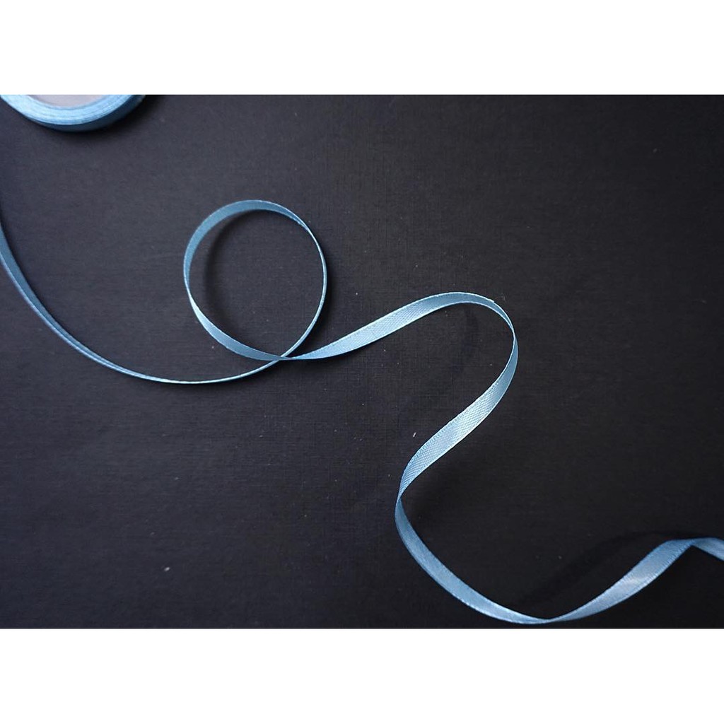 BAHAN SCRAPBOOK - Pita Biru Muda