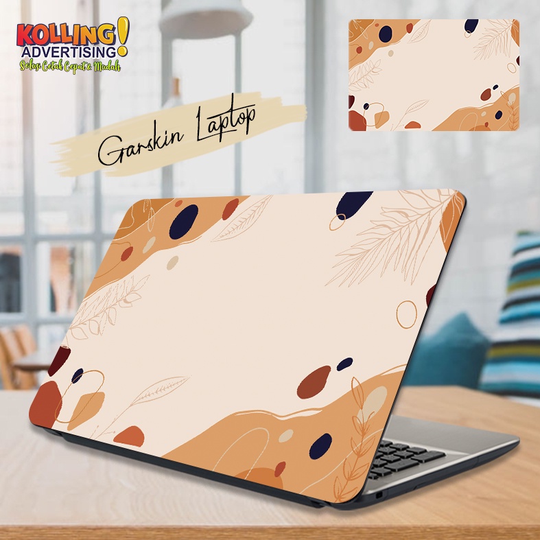 Garskin Laptop Aesthetic brown Skin Laptop Stiker Laptop
