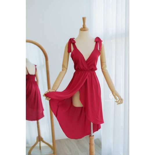 DIANA DRESS by Safiyya Syari Homedress Bumil Busui Kekinian Daster Cantik Sexydress Minidress