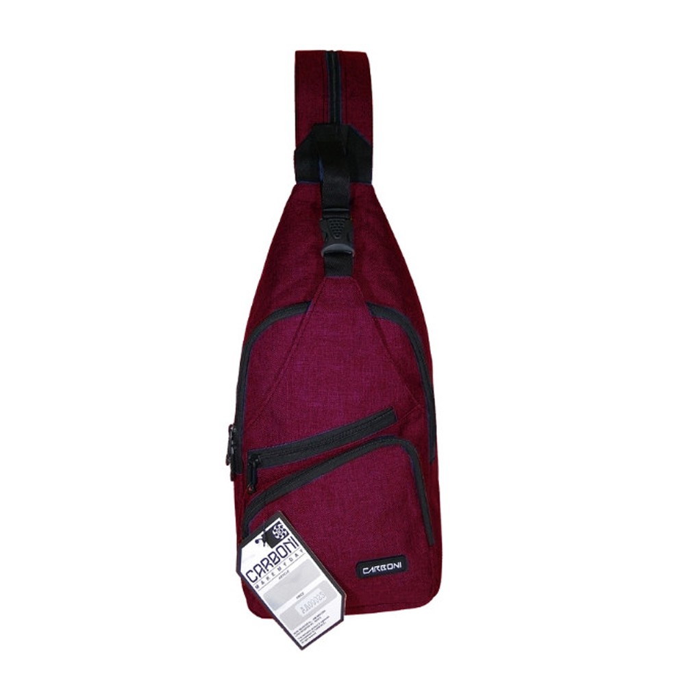 SHOPEE 6.6 SUPER SALE!! Carboni Weistbag Ransel Tali Satu AA0023 Original - Red