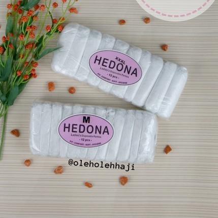 Hedona Celana Dalam Kertas Sekali Pakai Anti Bakteri / Disposable Panties Hedona Wanita