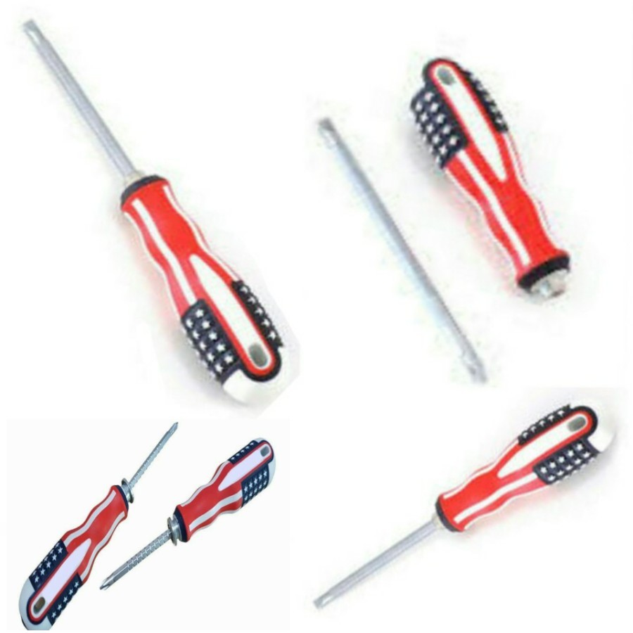 Obeng Min Plus Amerika 2 IN 1 OBENG BOLAK BALIK screwdriver USA