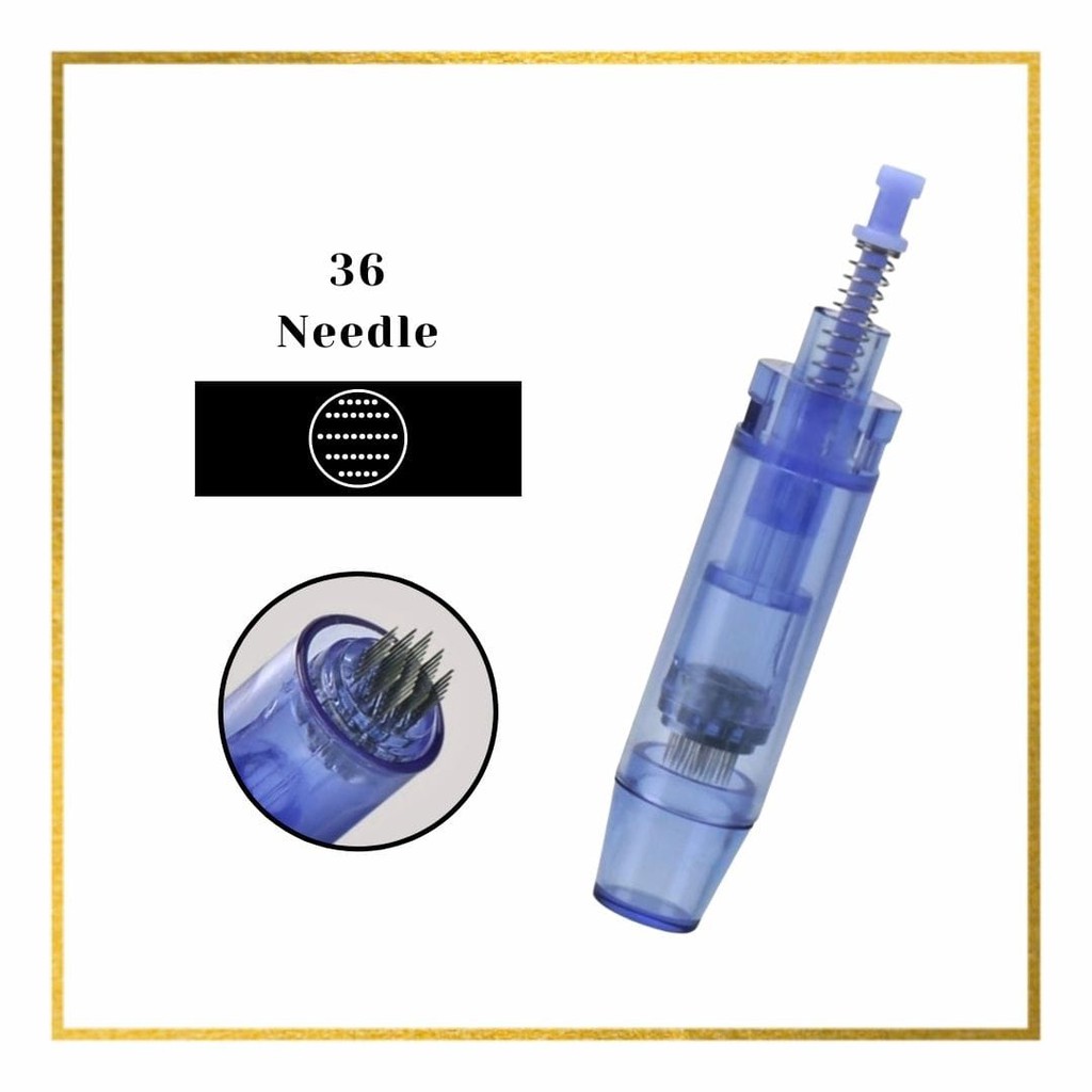 Dermapen mym dr pen a1 wireless 36 pin 12 pin nano needle jarum nano 36 pin 12 pin 1 pin 3 pin a1