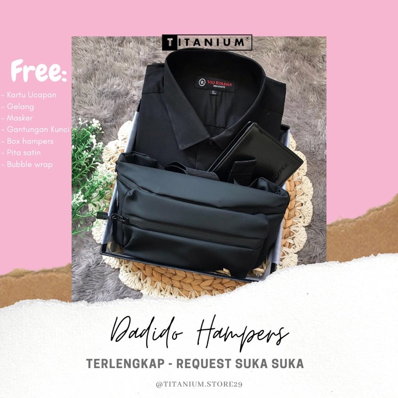 

HAMPERS BOX DADIDO GIFT BOX KADO ULTAH KADO PACAR HAMPERS CUSTOM KADO WISUDA HADIAH CUSTOM