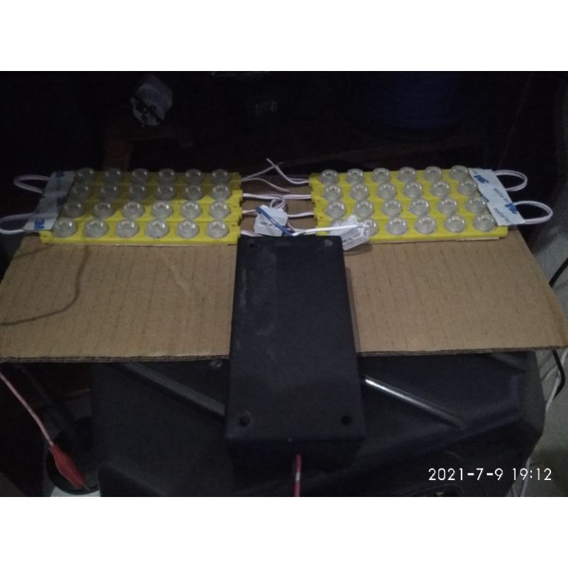 modul 1 lampu 2 fungsi ( Strobo police + rem Strobo )