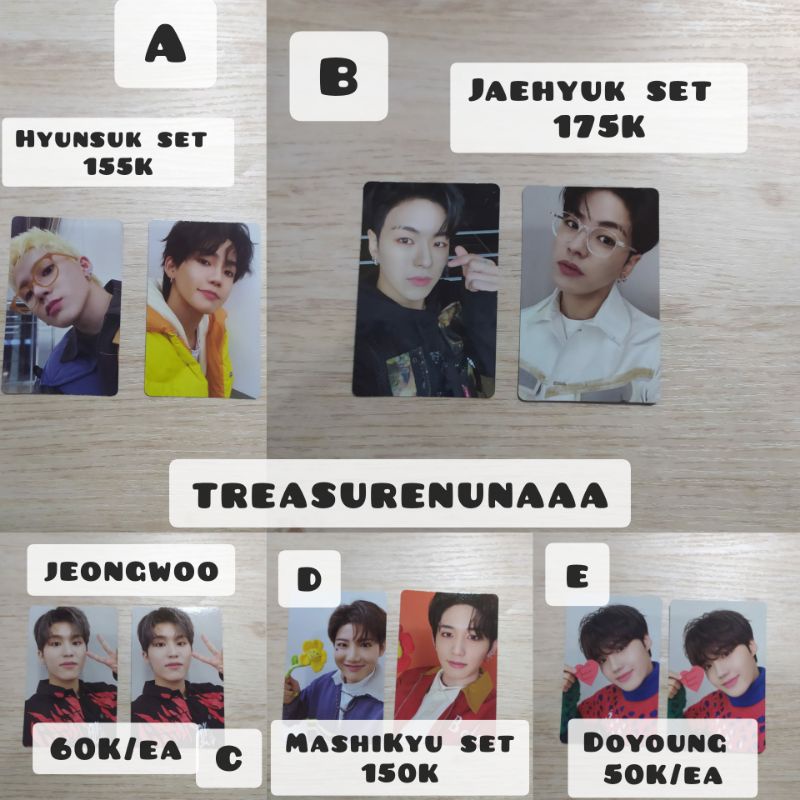 [Official] Photocard/PC Treasure Jikjin Era The Second Step Treasure