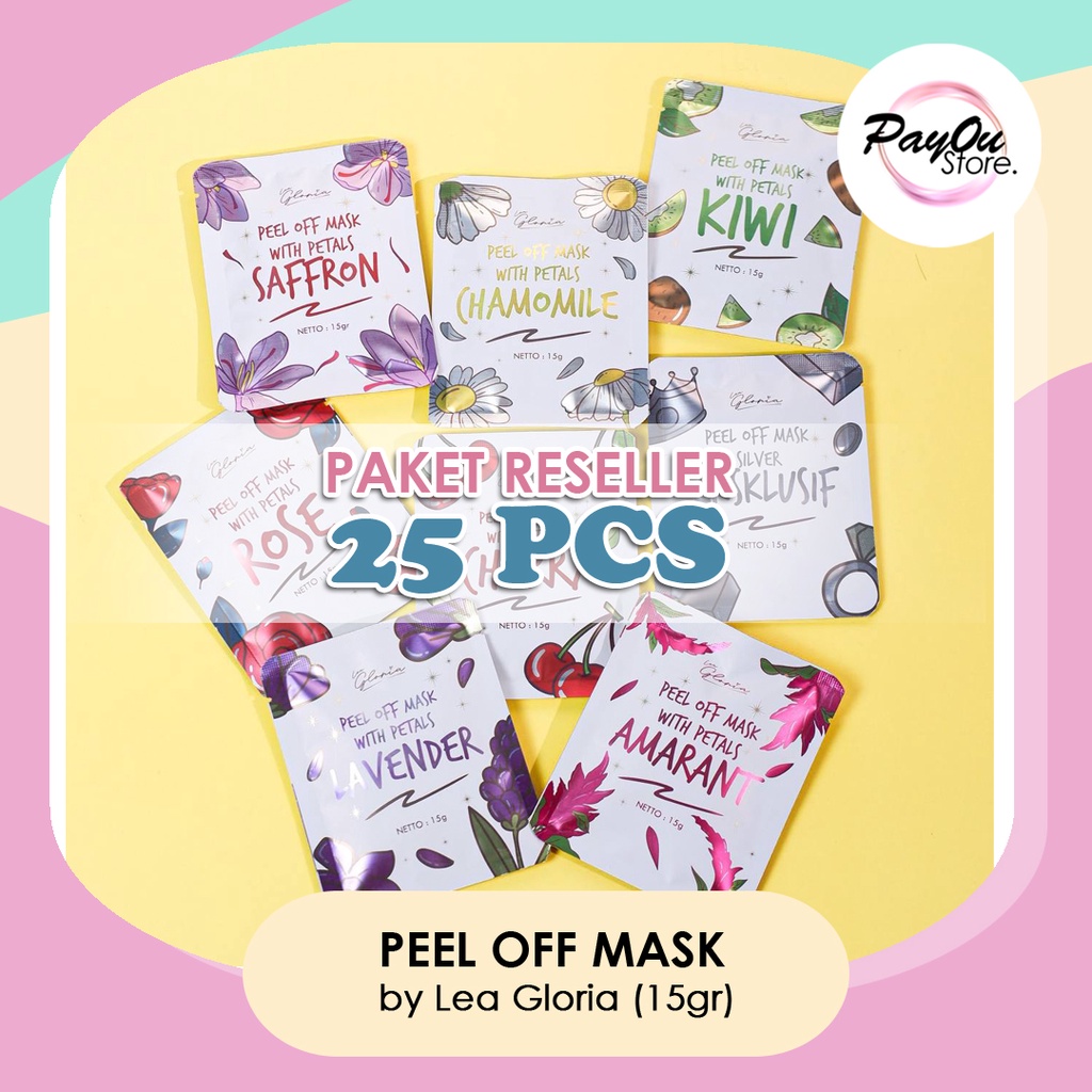 [RAMADHAN SALE] Pay0u - Paket Usaha / Reseller Masker Peel Off by Lea 25 Pcs (15gr)